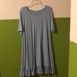 Blue dress knee length size XL